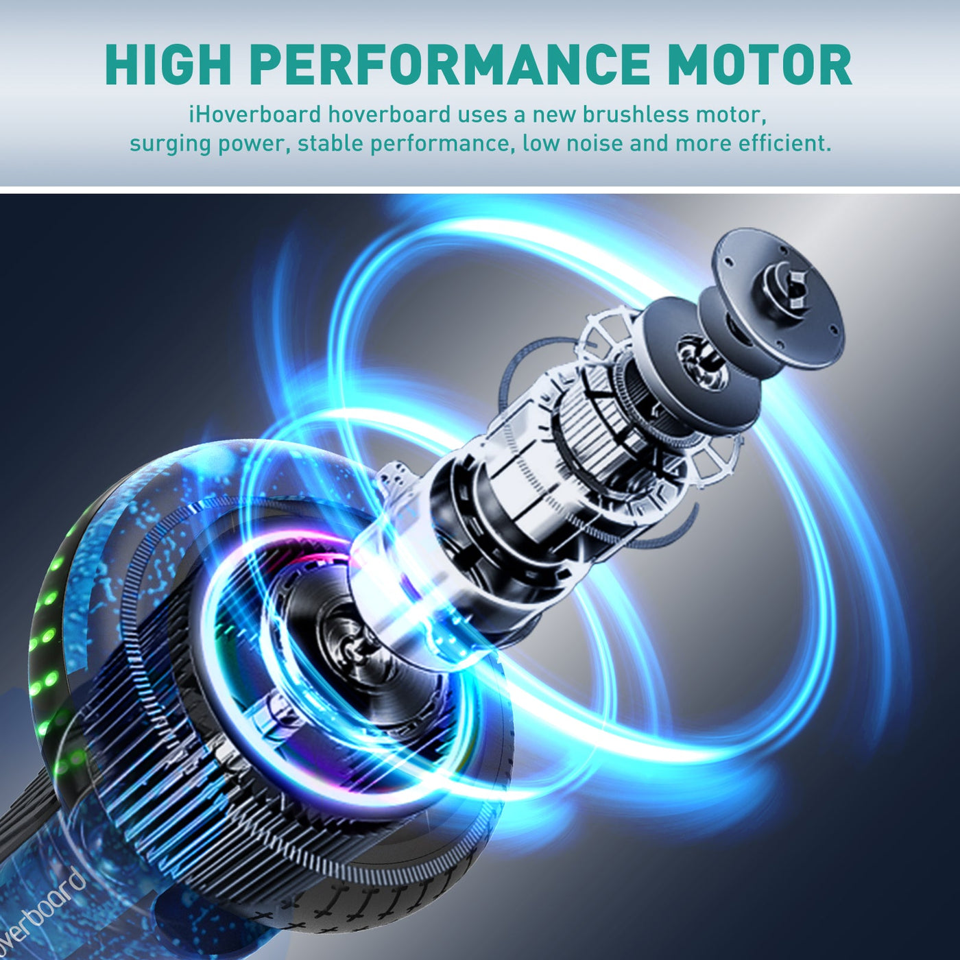 iHoverboard H1 LED Self Balancing Hoverboard 6.5"(700W)