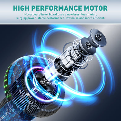 iHoverboard H1 LED Self Balancing Hoverboard 6.5"(700W)