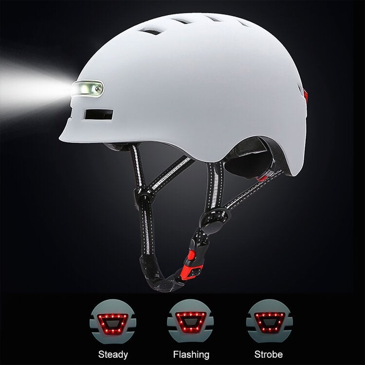 ebike scooter Helmet with LED Light