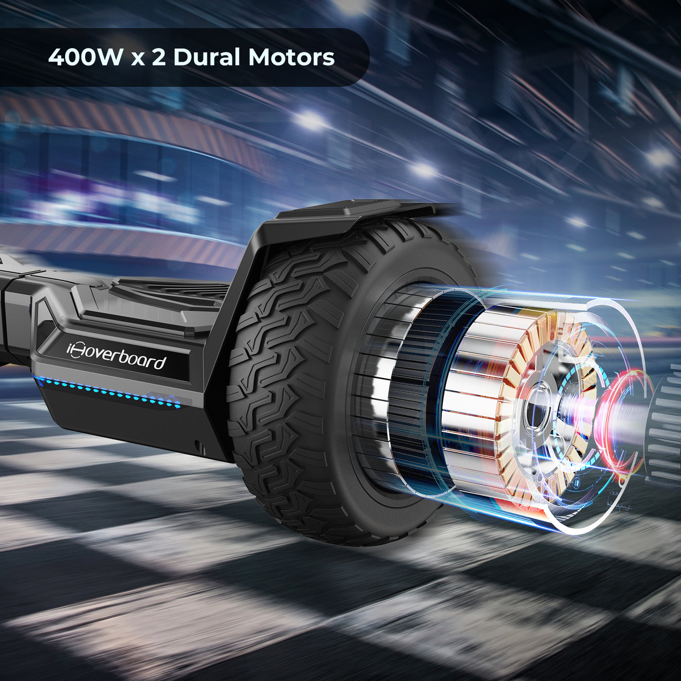 iHoverboard H8 LED Off Road Hoverboard 8.5"
