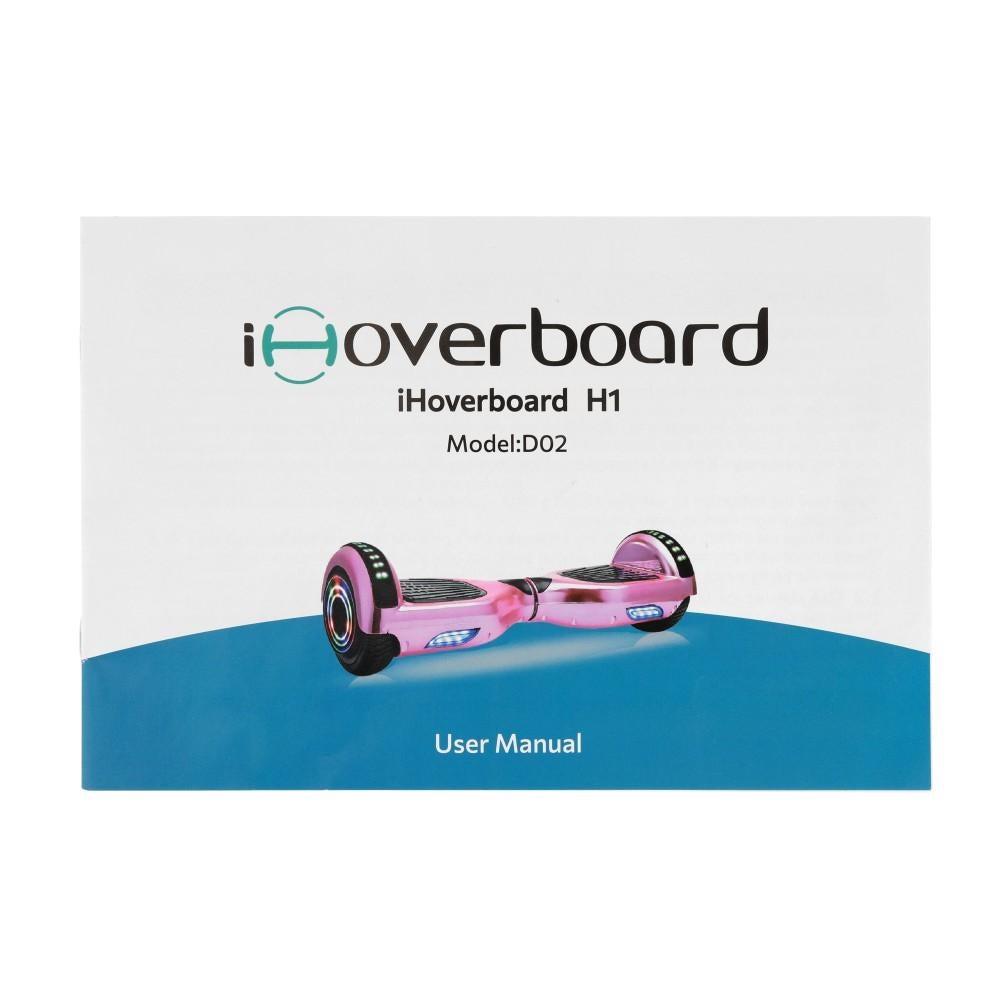 iHoverboard H1 Pink LED Self Balancing Hoverboard 6.5"(700W)