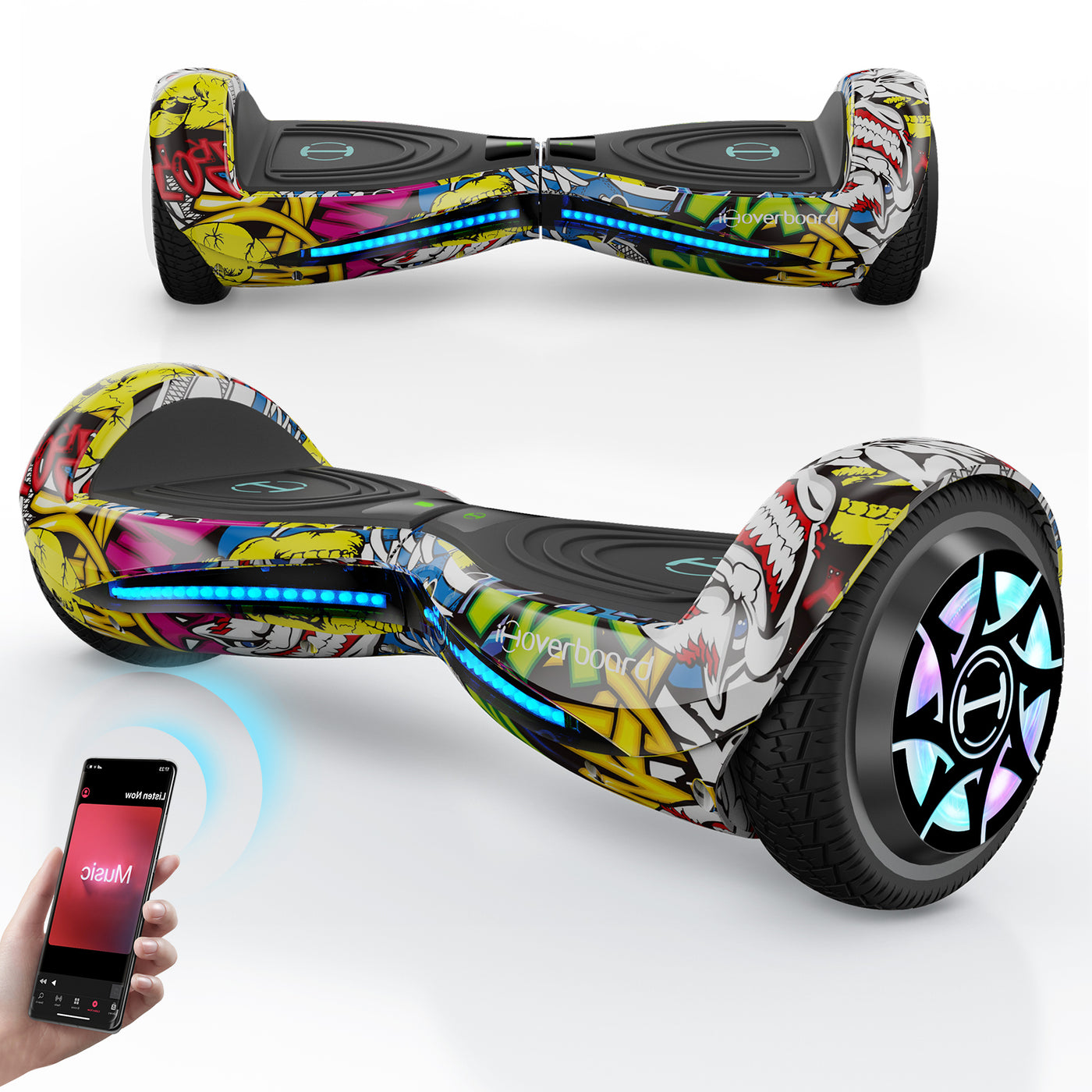 iHoverboard Self Balancing Hoverboard with Dual 350W Motor (700W)