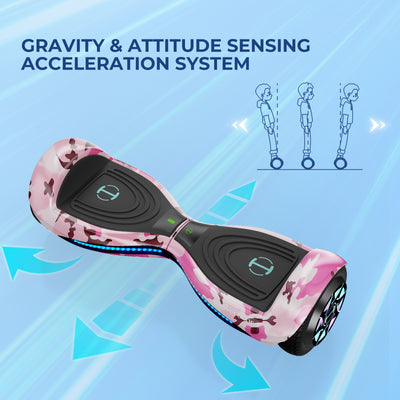 iHoverboard H2 Pink Self Balancing Hoverboard with Dual 350W Motor (700W)