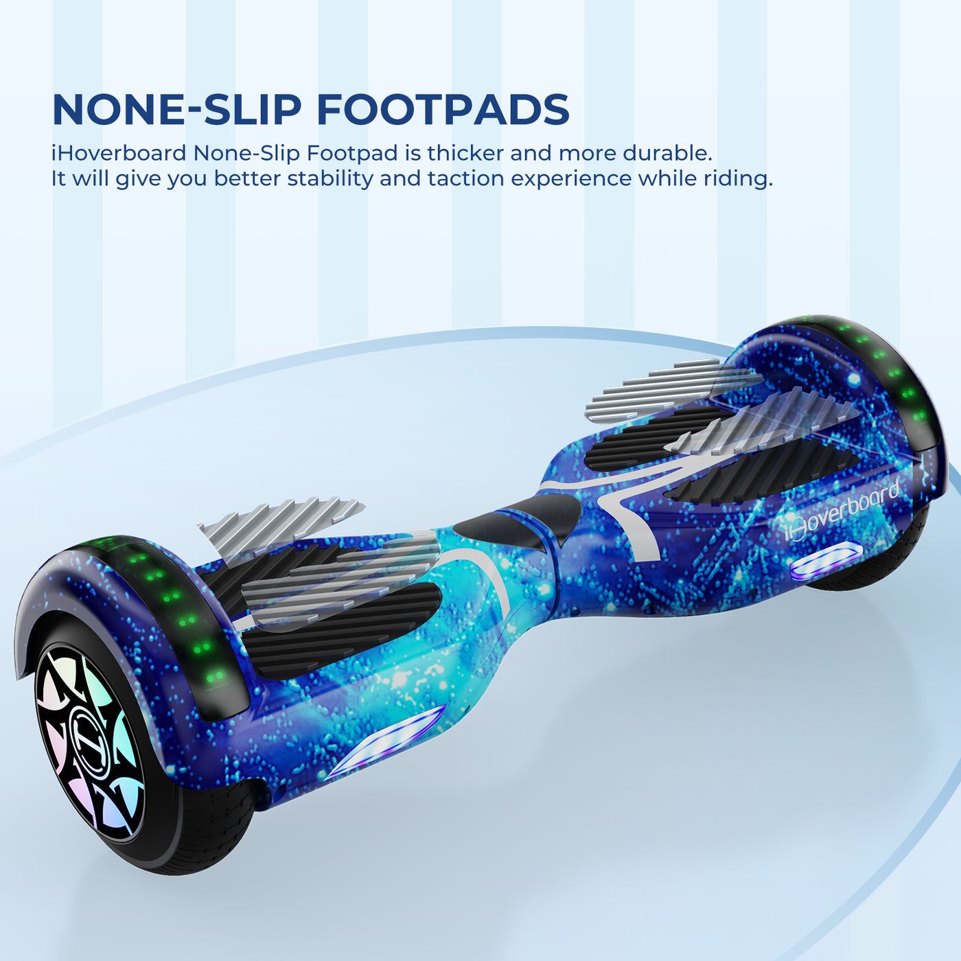 iHoverboard H4 Blue Bluetooth Hoverboard 6.5"