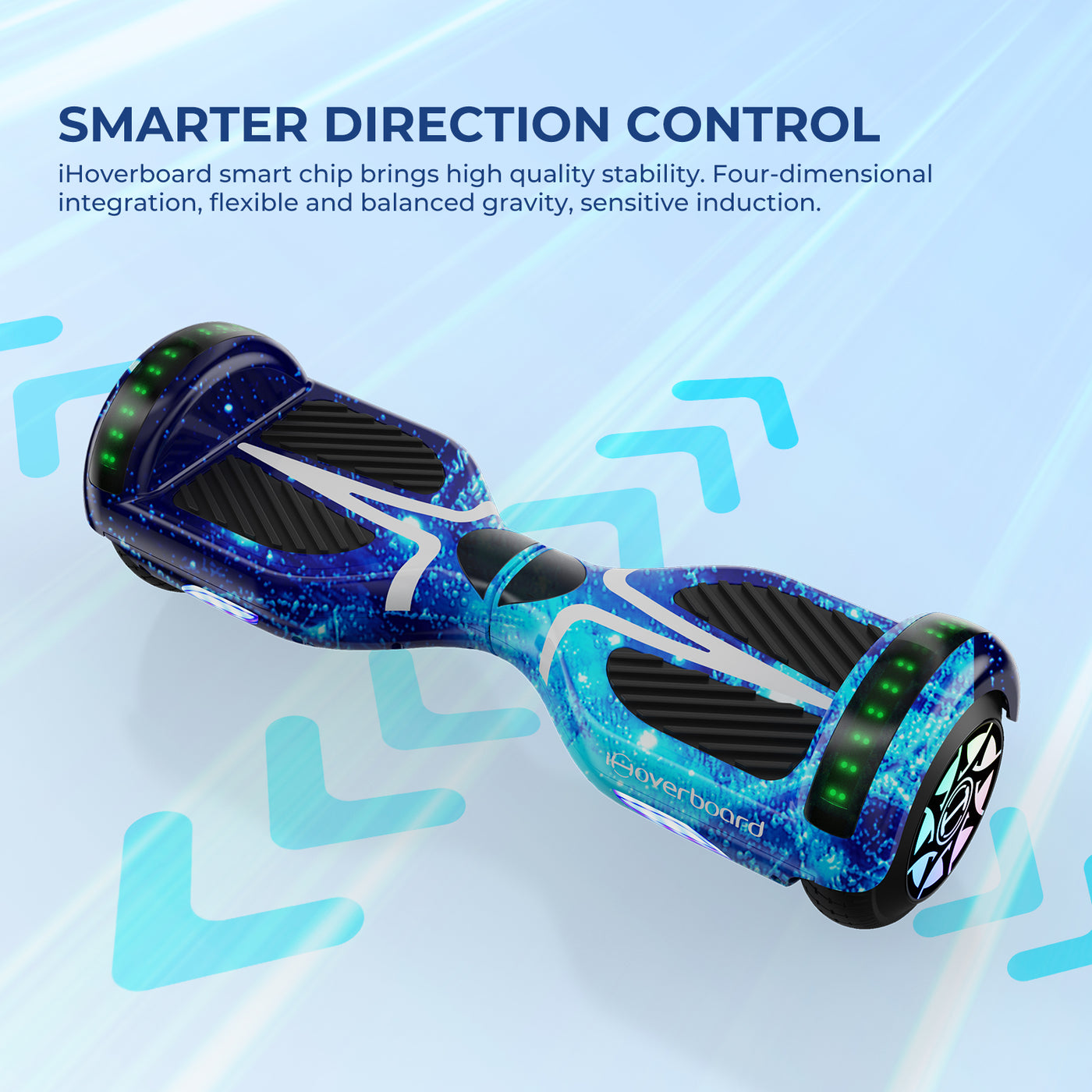 iHoverboard H4 Blue Bluetooth Hoverboard 6.5"