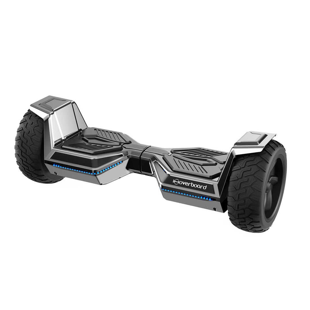 H8 LED Silver all terrain Hoverboard 8.5 iScooter