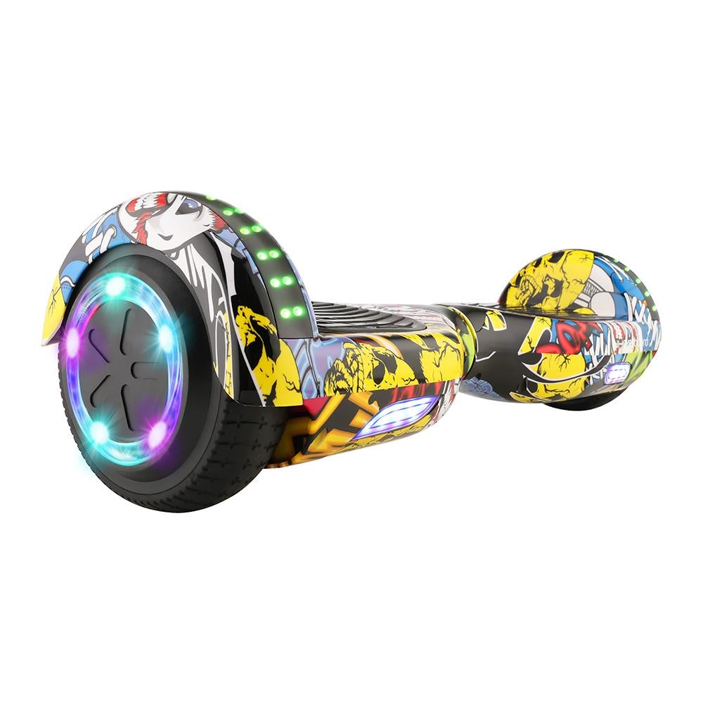 iHoverboard H1 Yellow LED Self Balancing Hoverboard 6.5"(700W)