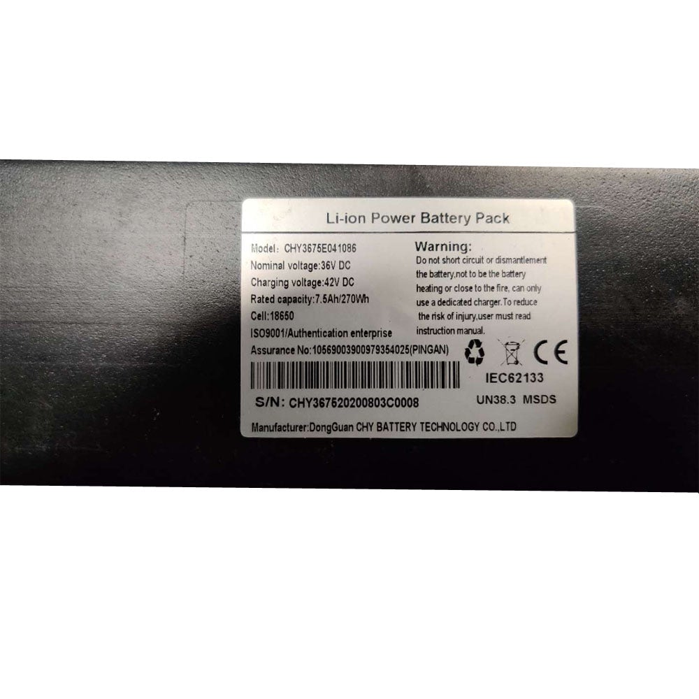 iScooter® Electric Scooter 7.5Ah Battery Replacement for iScooter  i8/i9/i9pro/i9max